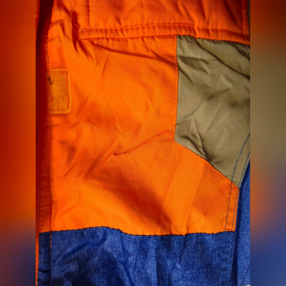 OshKosh B'Gosh Orange, Blue and Gray Winter Jacket